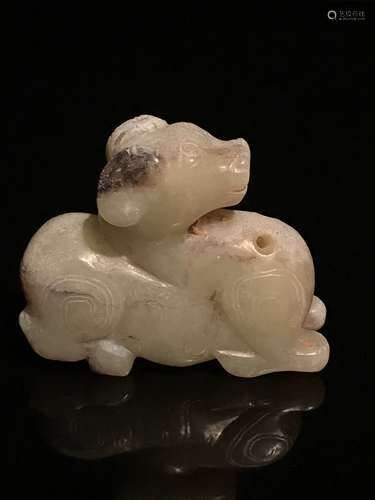 Chinese Western Zhou Jade Goat