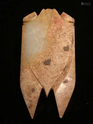 Chinese Han Dynasty Jade Cicada