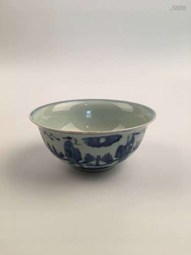 Chinese Blue and White Porcelain Bowl