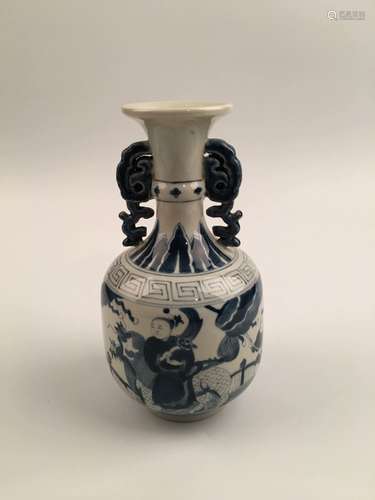 Chinese Blue and White Porcelain Vase