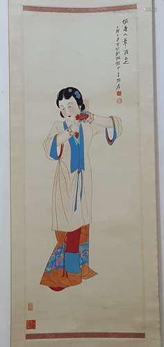 Chinese Scroll Painting,Zhang Daqian(1899-1983)