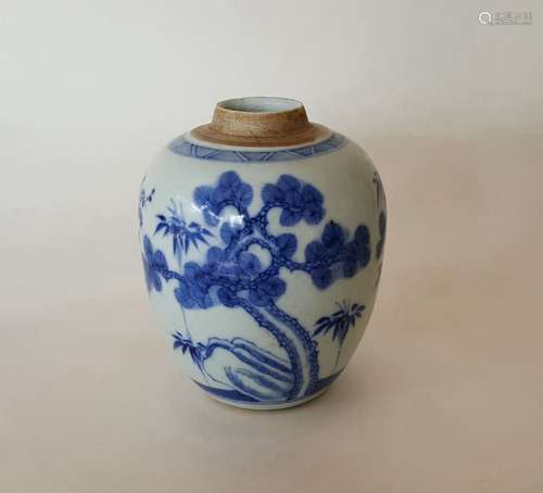 Chinese Blue And White Porcelain Jar