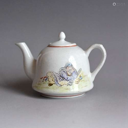 Chinese Famille Rose Porcelain Teapot