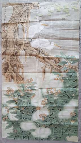 Chinese Scroll Painting,Zhou Yansheng