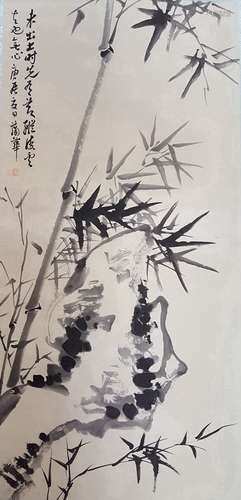 Chinese Scroll Painting,Pu Hua(1832-1911)