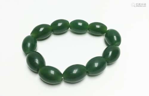 Chinese Carved Jade Bracelet