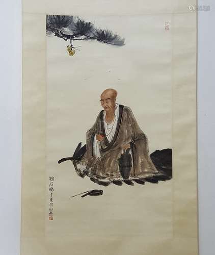 Chinese Scroll Painting,Fu Baoshi(1904-1965)