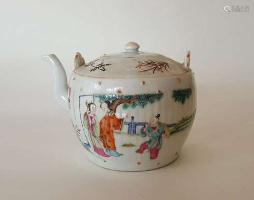 Chinese Porcelain Famille Rose Teapot