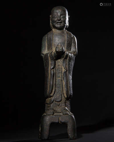 FINE BRONZE BUDDHA FIGURE