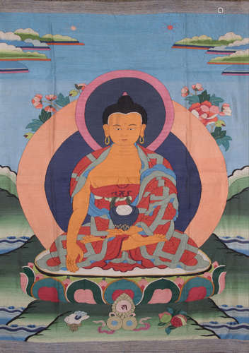 BUDDHA PAINTED EMBROIDERY