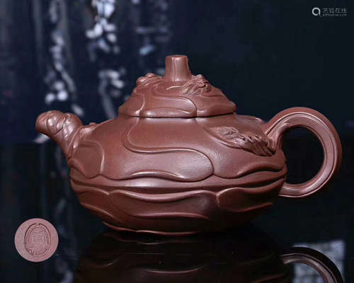 A WANGYINXIAN MARK ZISHA TEAPOT