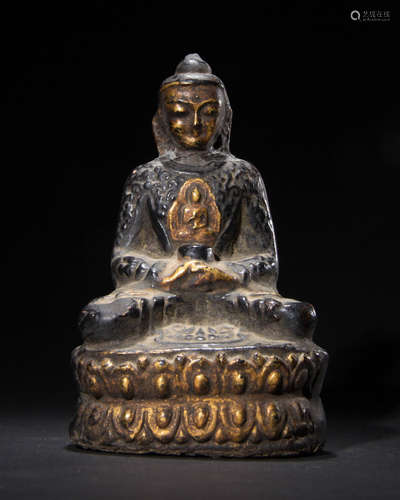 GLITED BUDDHA FIGURE