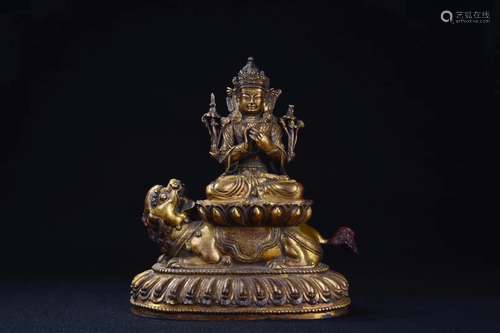 BRONZE SITTING BUDDHA