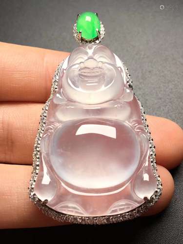 18K WITH DIAMOND BINGZHONG BUDDHA PENDANT