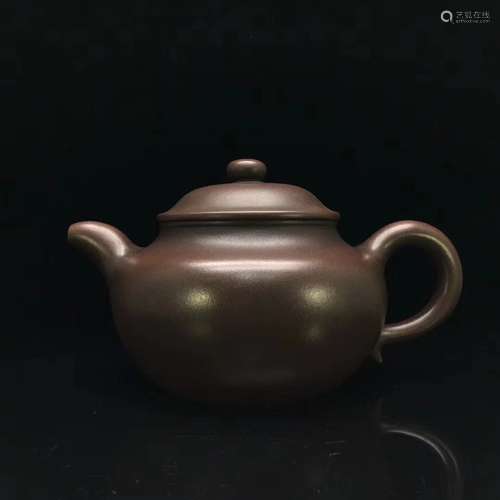 A SHAODAHENG MADE ZISHA TEAPOT