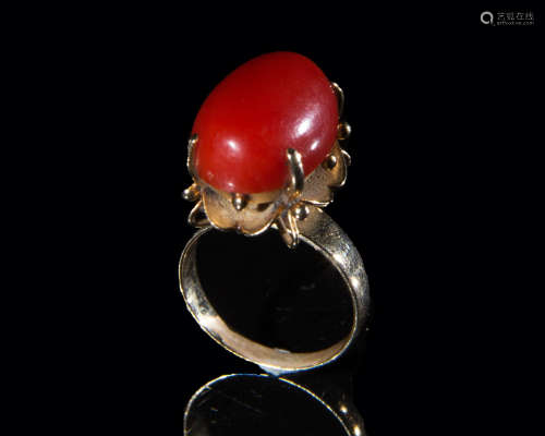 AKA RED CORAL RING