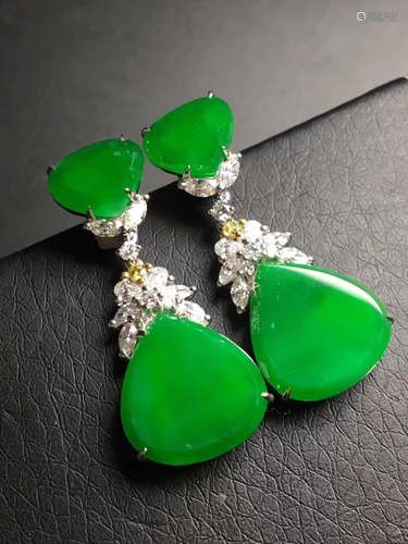 18K WITH DIAMOND BINGZHONG MANLV EARRING