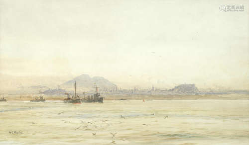 Gibraltar William Lionel Wyllie(British, 1851-1931)