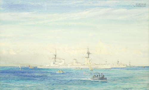 At anchor William Lionel Wyllie(British, 1851-1931)