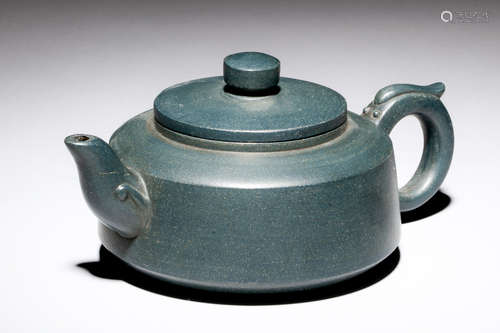 YIXING ZISHA BLUE CLAY TEAPOT