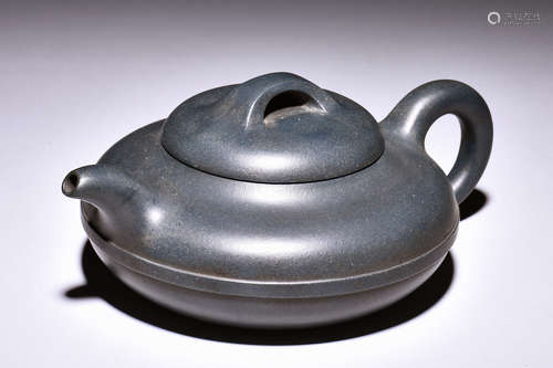 YIXING ZISHA COMPRESSED TEAPOT