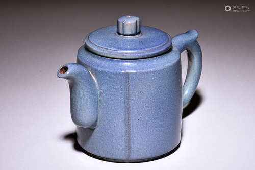 YIXING ZISHA GLAZED TEAPOT