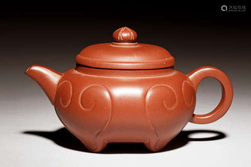 YIXING ZISHA 'LINGZHI' TEAPOT