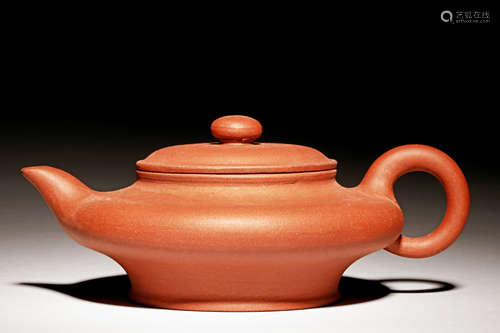 YIXING ZISHA COMPRESSED TEAPOT