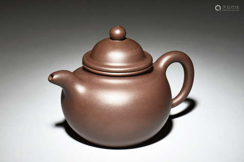 YIXING ZISHA 'DUO QIO' TEAPOT