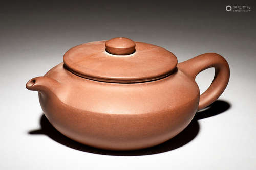 YIXING ZISHA COMPRESSED TEAPOT