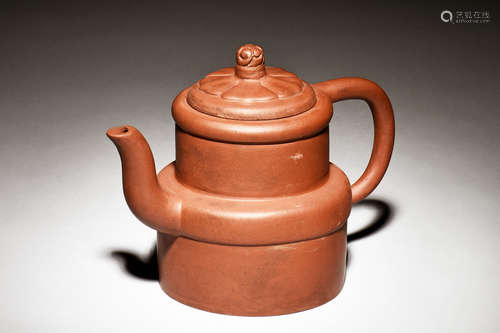 YIXING ZISHA LAYERED TEAPOT