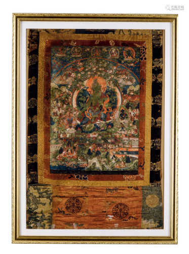 西藏18世纪 妙吉祥文殊菩萨唐卡