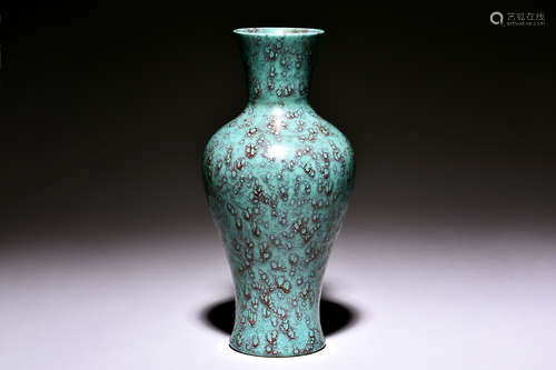 ROBIN'S EGG GLAZE VASE