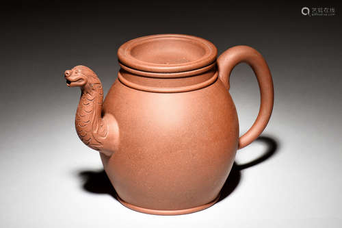 YIXING ZISHA 'DRAGON' TEAPOT