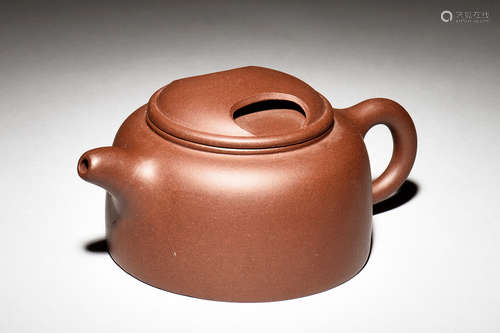 YIXING ZISHA 'WATER BUFFALO' TEAPOT