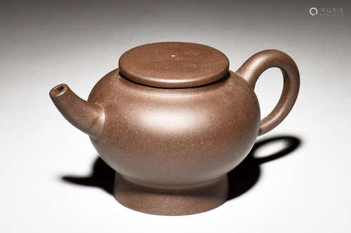 YIXING ZISHA STEM TEAPOT