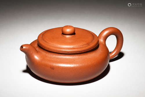 YIXING ZISHA COMPRESSED TEAPOT