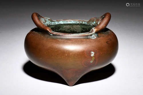 BRONZE CAST TRIPOD CENSER