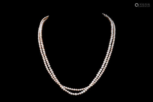 PEARL NECKLACE WITH 14K CLASP