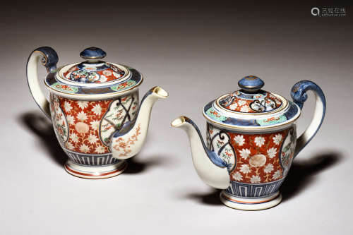 TWO JAPANESE TEAPOTS