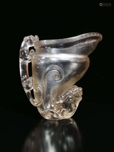 A NATURE CRYSTAL MONSTER CUP