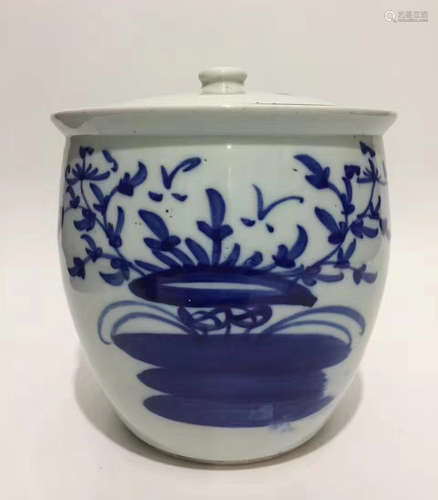 A BLUE&WHITE JAR