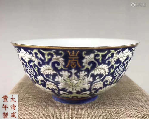 A DAQING XIANFENG NIANZHI FALANGCAI BOWL