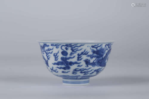 A Chinese Blue and White Porcelain Bowl