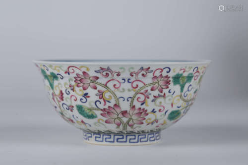 A Chinese Famille-Rose Porcelain Bowl