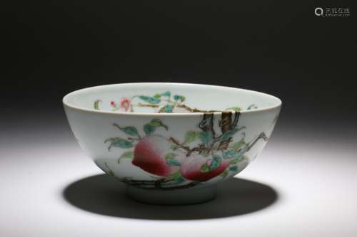 A Chinese Famille-Rose Porcelain Plate