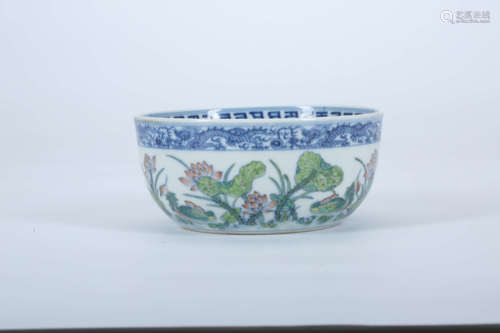 A Chinese Dou-Cai Porcelain Bowl