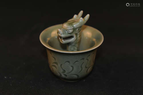 A Chinese Celadon Porcelain Cup