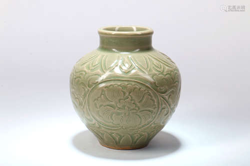 A Chinese Celadon Porcelain Vase