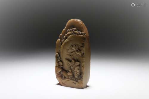 A Chinese Carved Stone Decoration